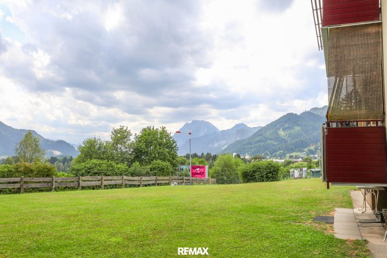 Ausblick und Gemeinschaftsgarten