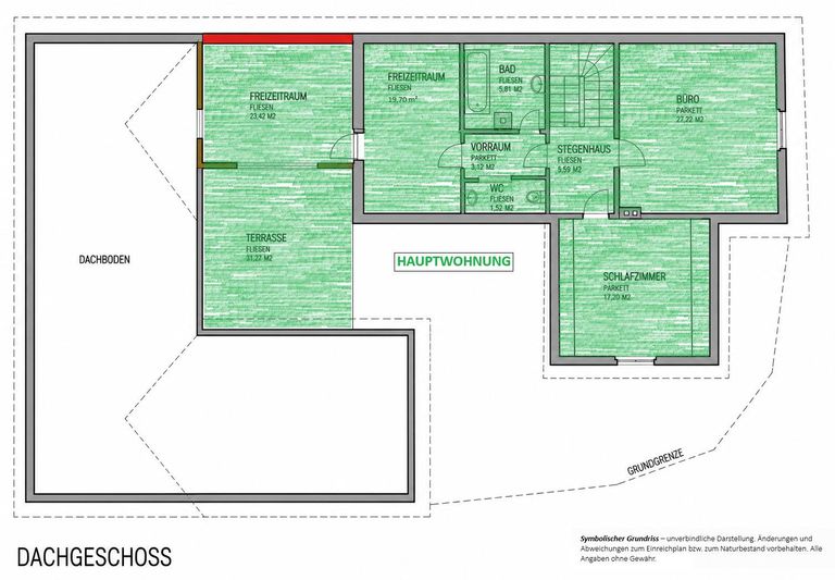 Symbolischer Grundriss_OG_Hauptwohnung