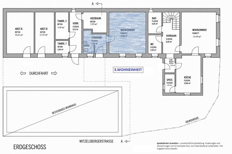 Symbolischer Grundriss_EG_Einliegerwohnung