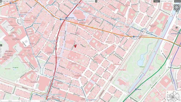 Lageplan Öffis