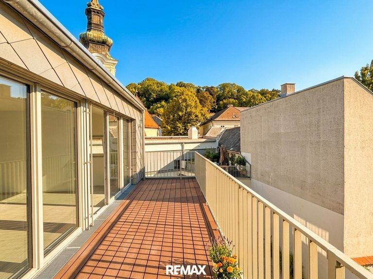 Balkon im Dachgeschoss