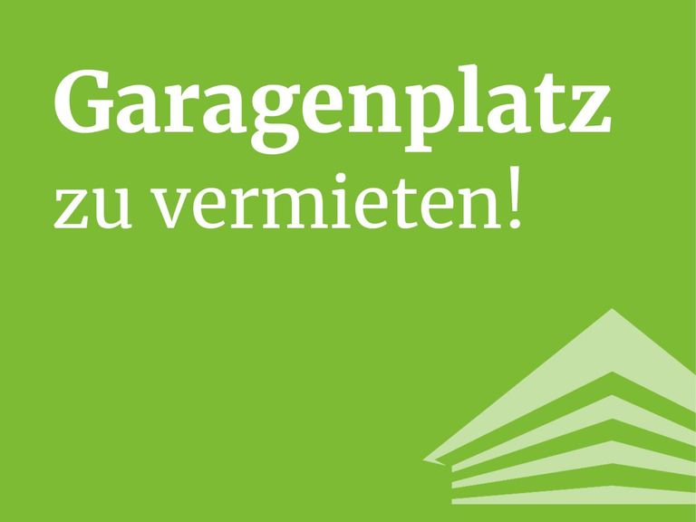 Garagenplatz zu vermieten