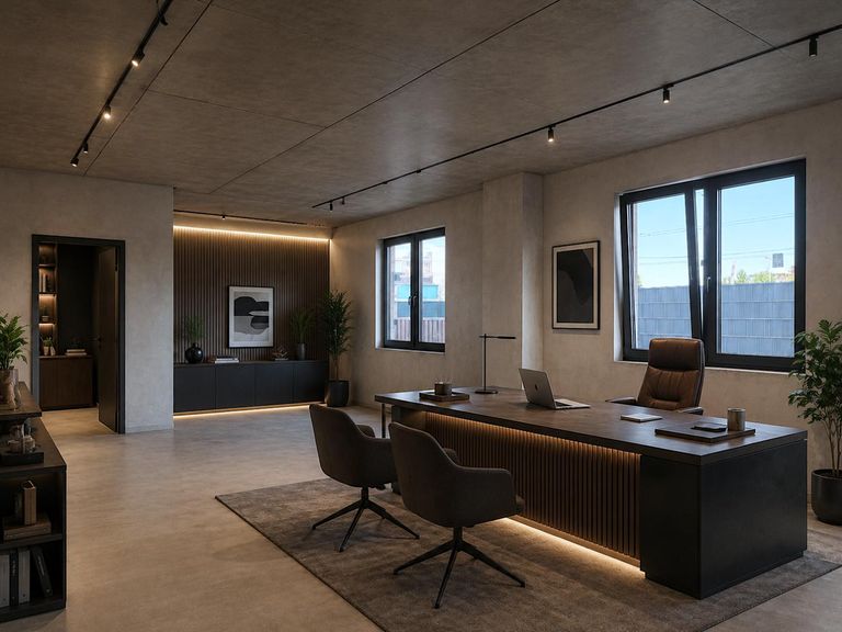 Visualisierungsbeispiel Geschäftslokal - Büro