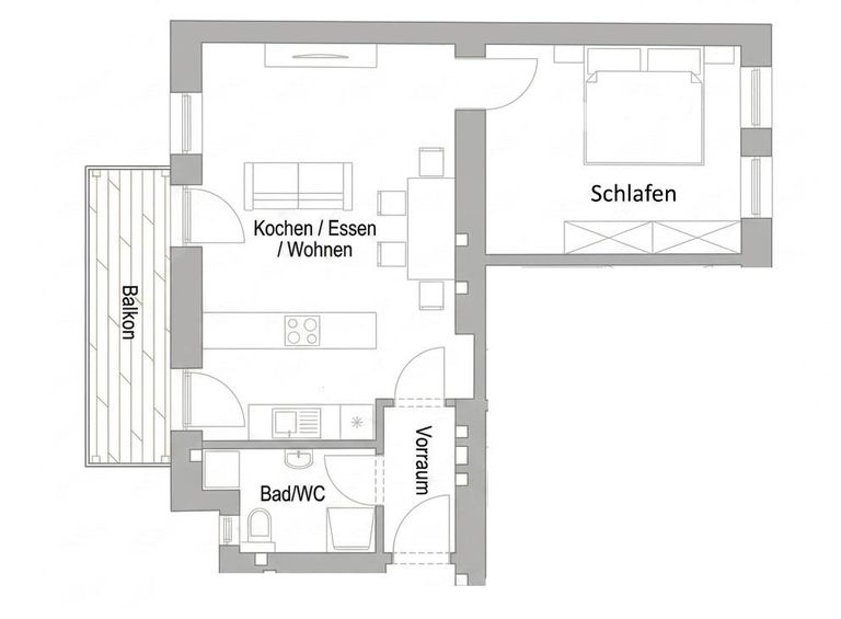 Grundriss-Skizze