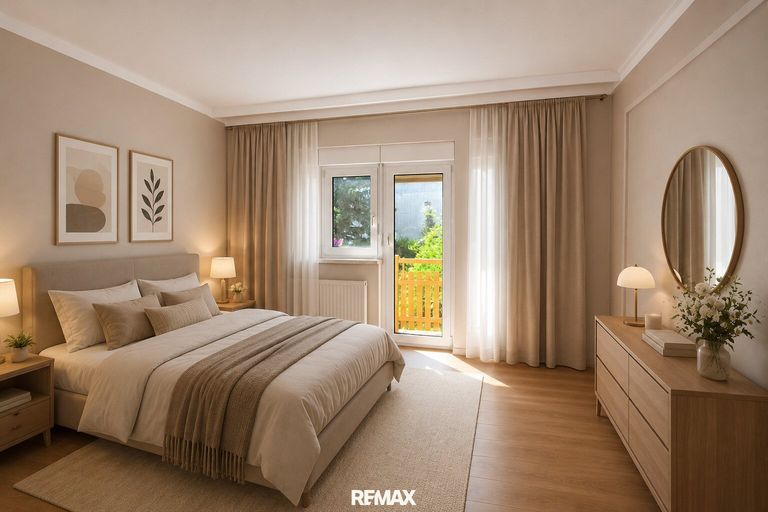 Schlafzimmer – virtuell eingerichtet