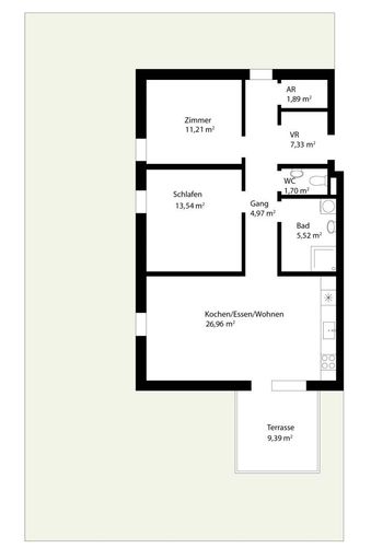 2D-Rendering Grundriss