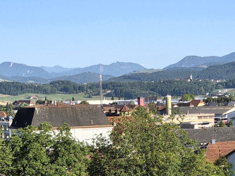 Aussicht vom Balkon