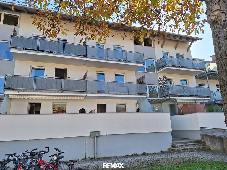 Blick auf den Balkon 