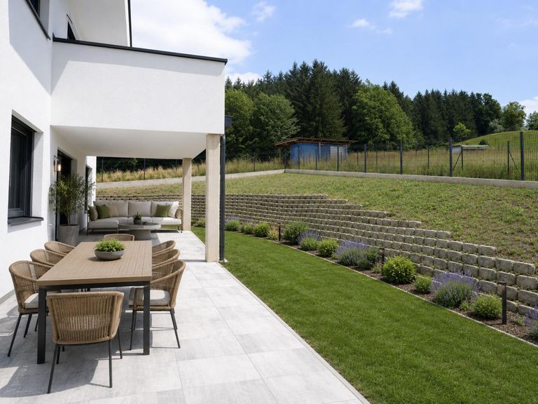Einrichtungsbeispiel Terrasse