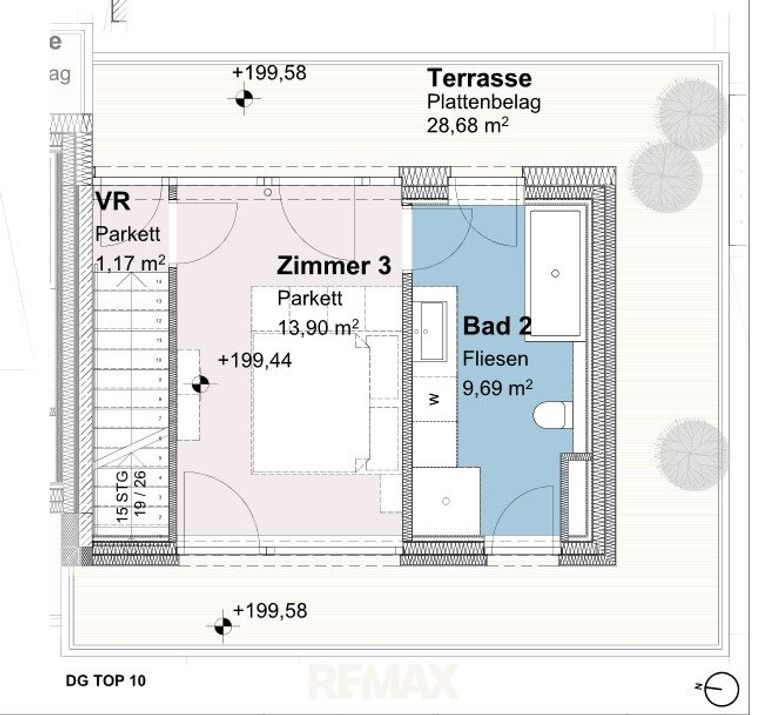 Grundriss Dachgeschoss Top 10