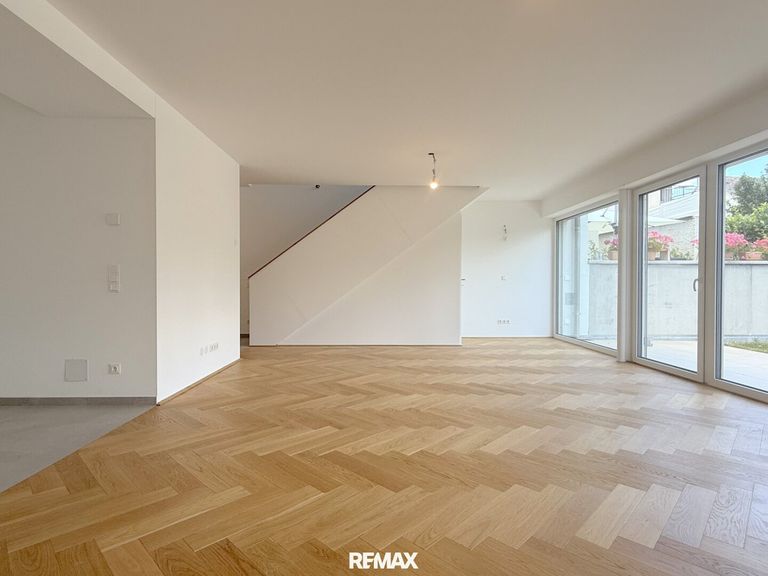 Erdgeschoss - Wohnzimmer und Küche