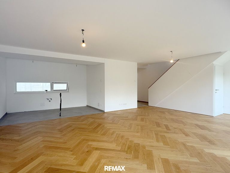 Erdgeschoss - Wohnzimmer und Küche