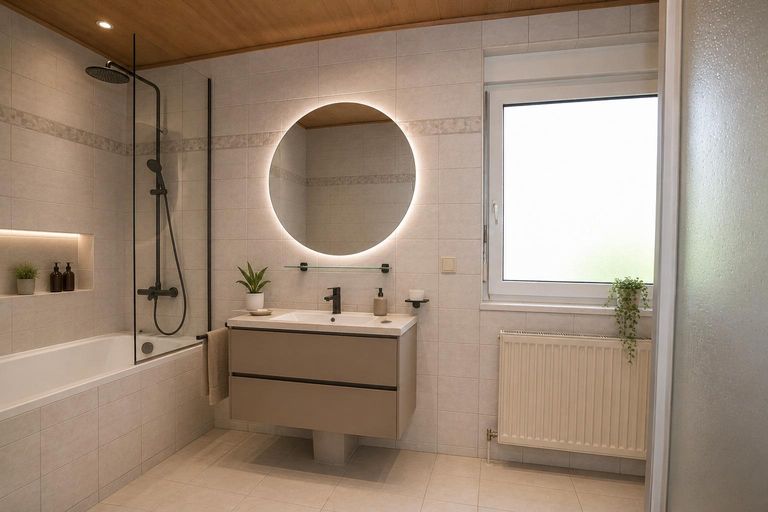 Badezimmer – virtuell eingerichtet