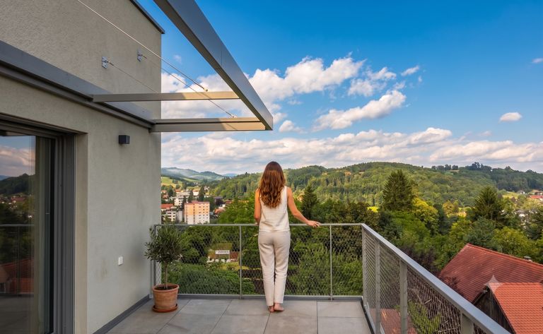 Balkon mit Ausblick