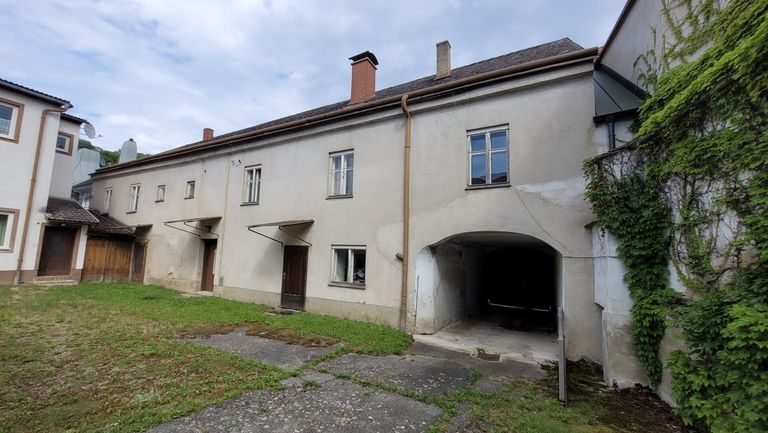 Innenhof altes Haus
