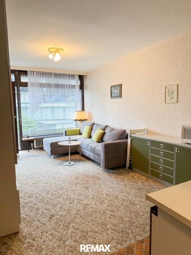 Wohn- und Schlafbereich mit Aussicht
