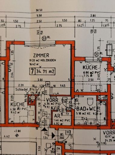 Wohnungsgrundriss