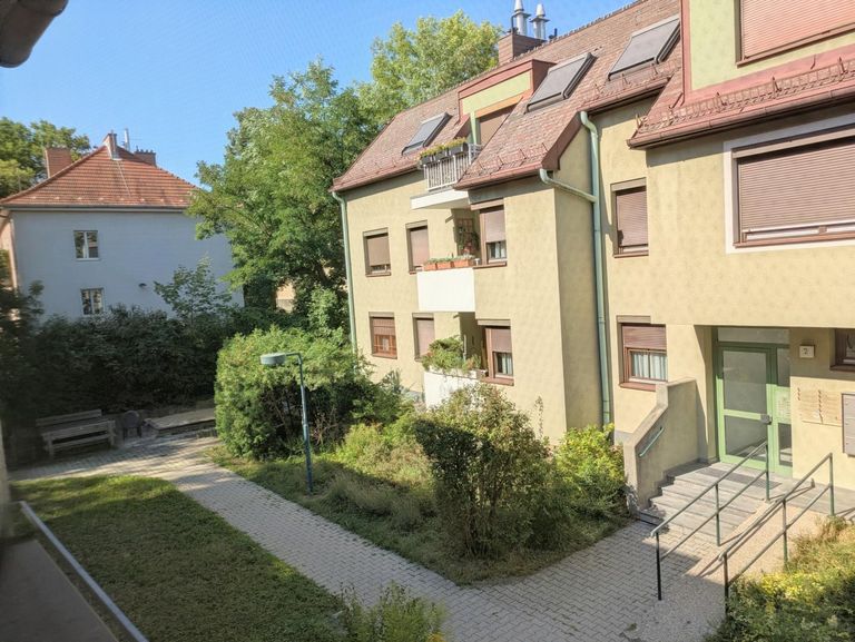Ausblick in den Innenhof