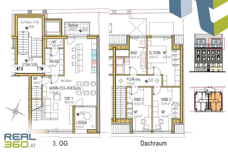 Grundrisse Penthouse Top 7