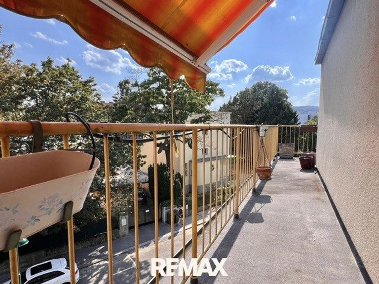 Süd-Terrasse beschattet