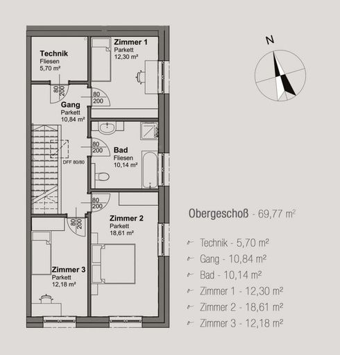 Grundriss OG