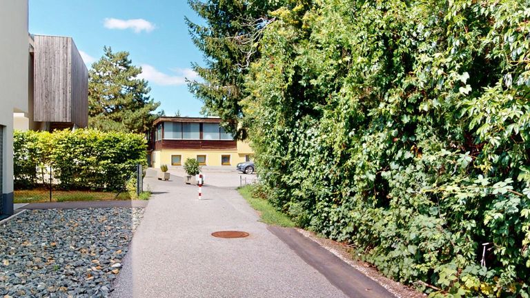 Weg zum Haus von Westen (Gehweg)