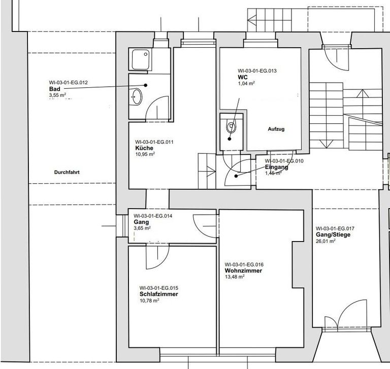 Planskizze Wohnung
