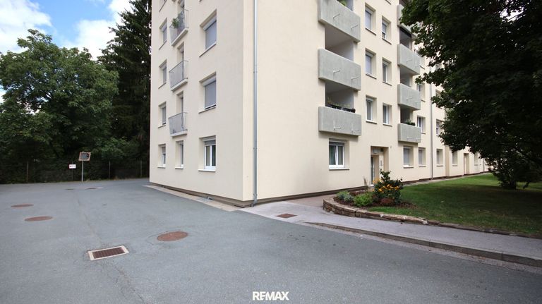 Blick auf die Loggia