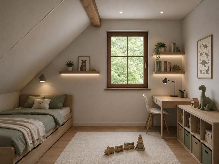Kinderzimmer KI generiert
