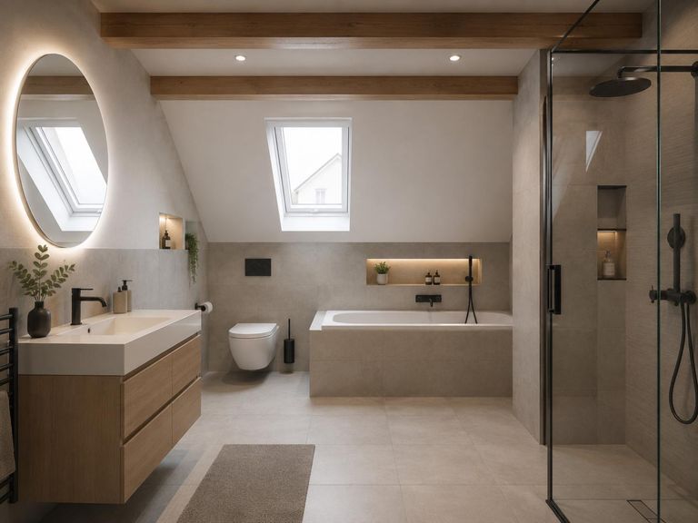 Badezimmer KI generiert