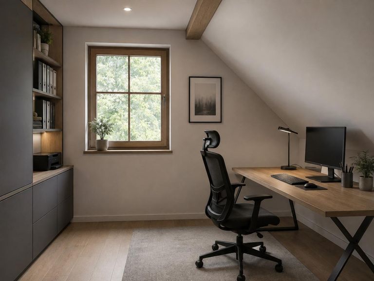 Arbeitszimmer KI generiert