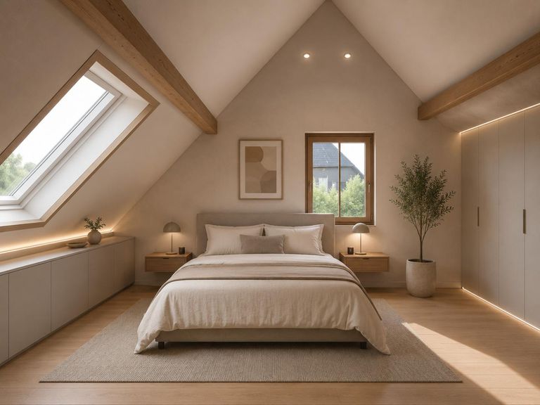 Schlafzimmer KI generiert
