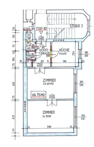 Mariahilferstrasse Obj.3349 Plan