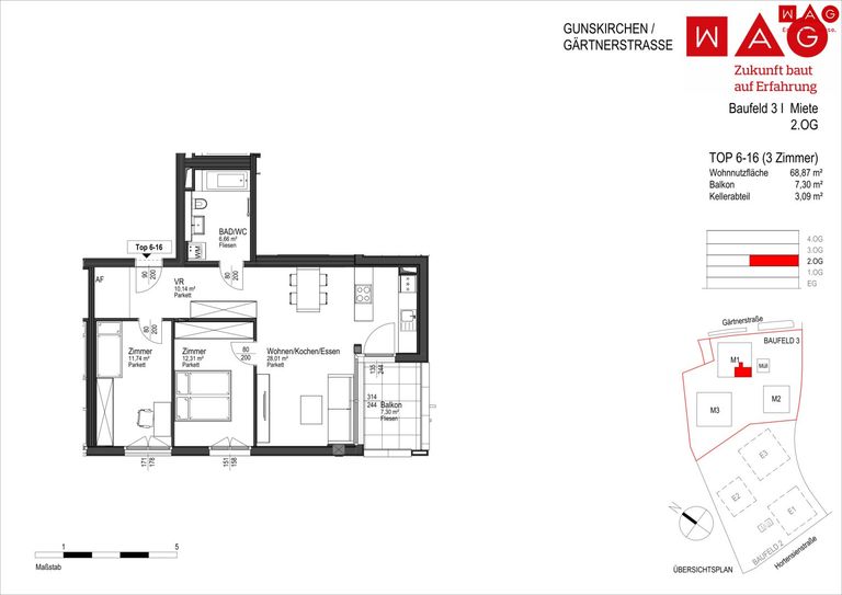 Wohnungsplan 2