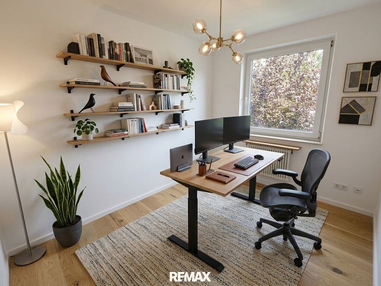 Home Office - KI generierter Einrichtungsvorschlag