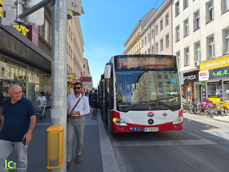 Der 59A ist gleich ums  Eck