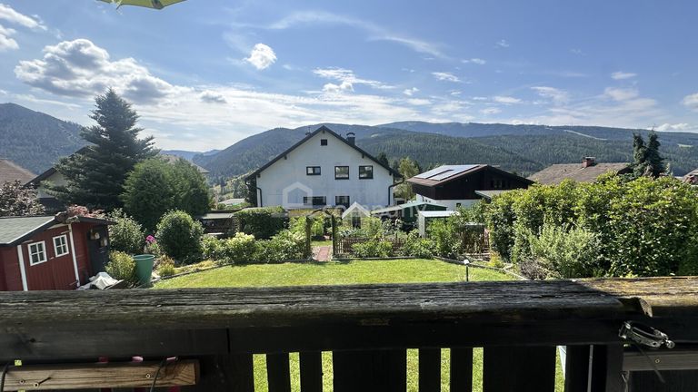 Herrlicher Bergblick von der Terrasse