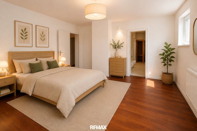 Schlafzimmer virtuell eingerichtet
