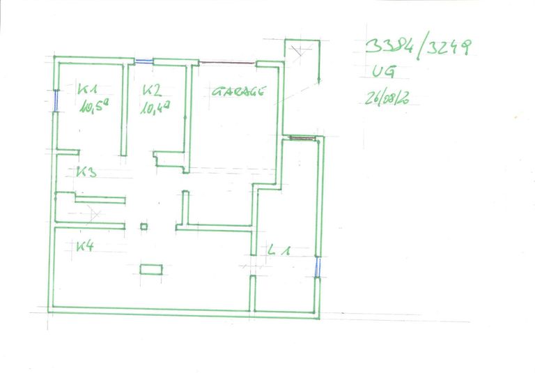 Grundriss UG 3384 3249