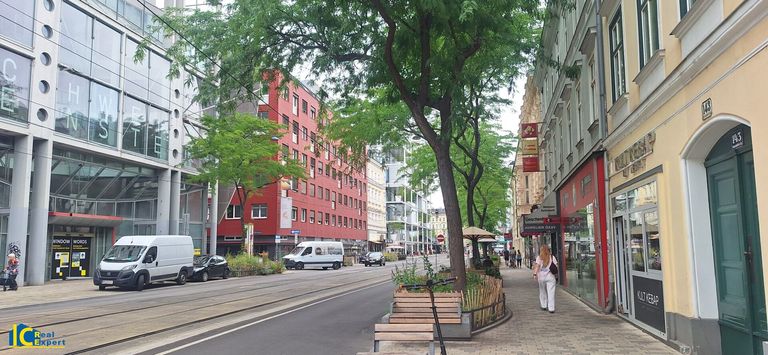 Verkehrsberuhigte Mariahilfer Straße