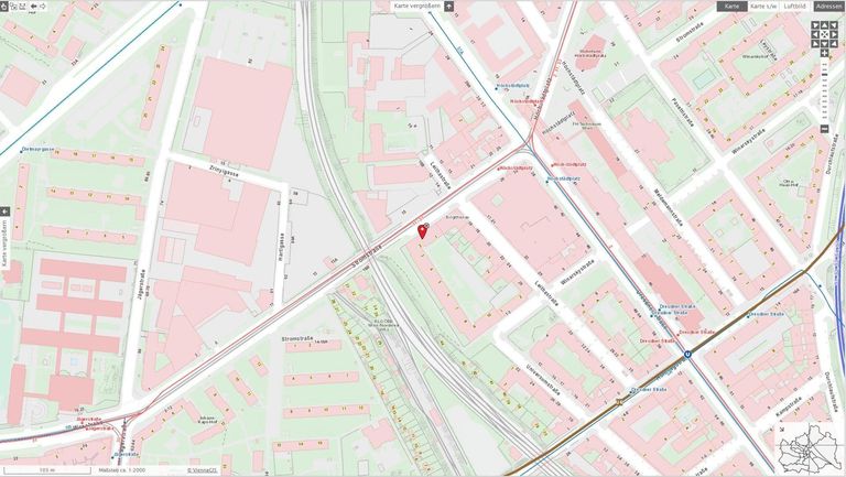 Lageplan Öffis