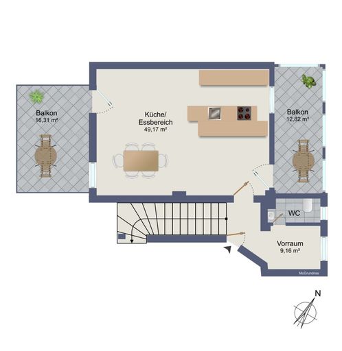 Grundriss Obergeschoss