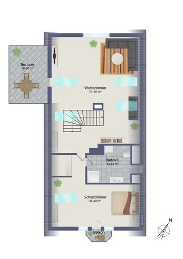 Grundriss Dachgeschoss