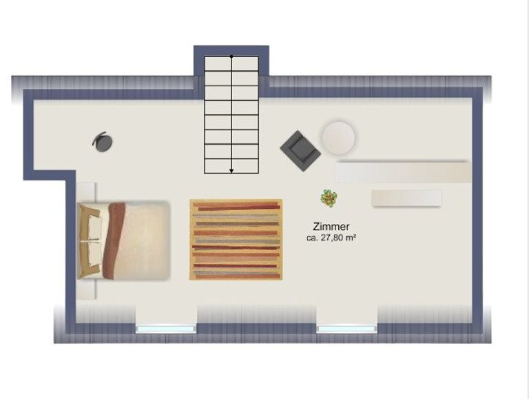Grundriss obere Ebene