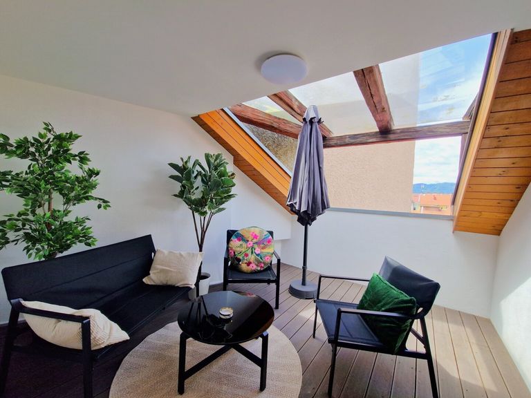 Terrasse mit Westblick