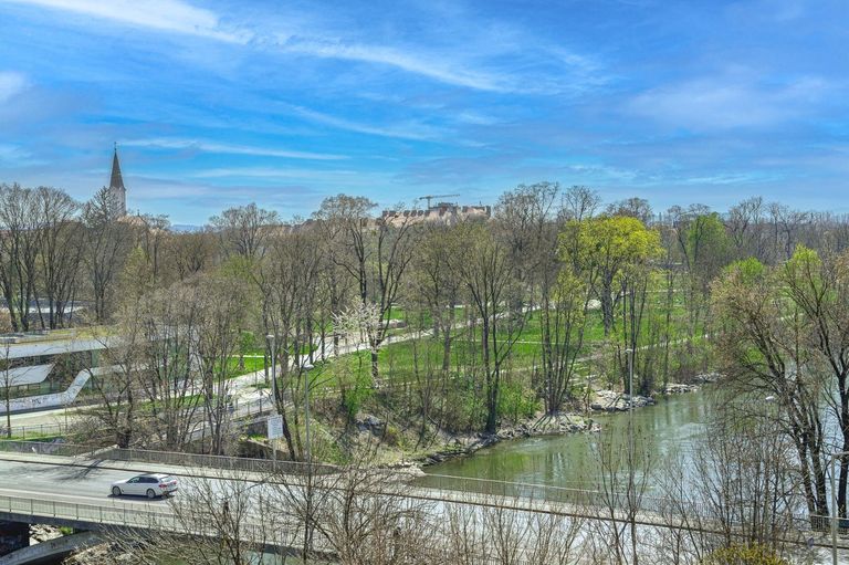 Ausblick in Augartenpark