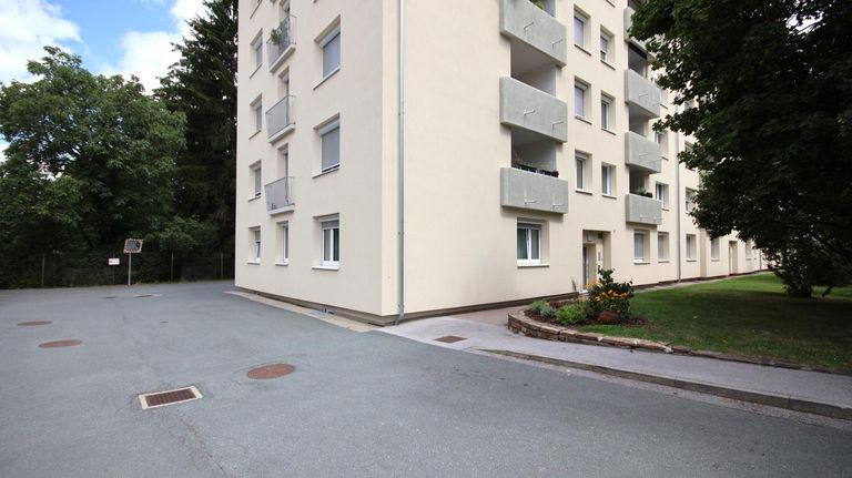 Blick auf die Loggia
