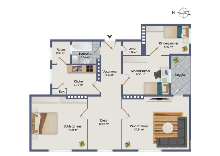Grundrissplan