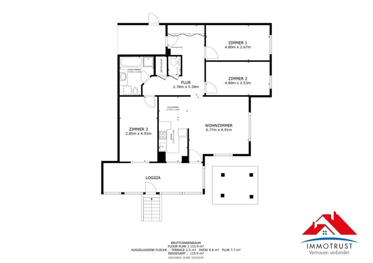 Grundrissplan