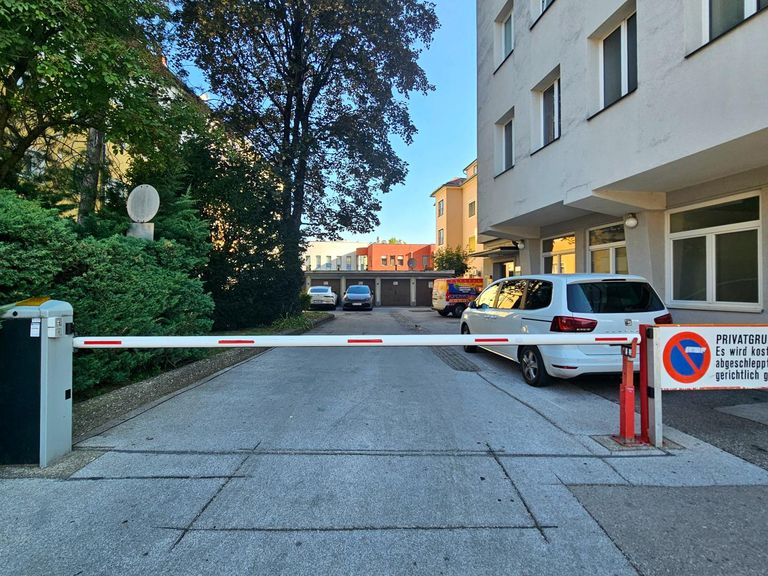 Zufahrt zum Parkplatz